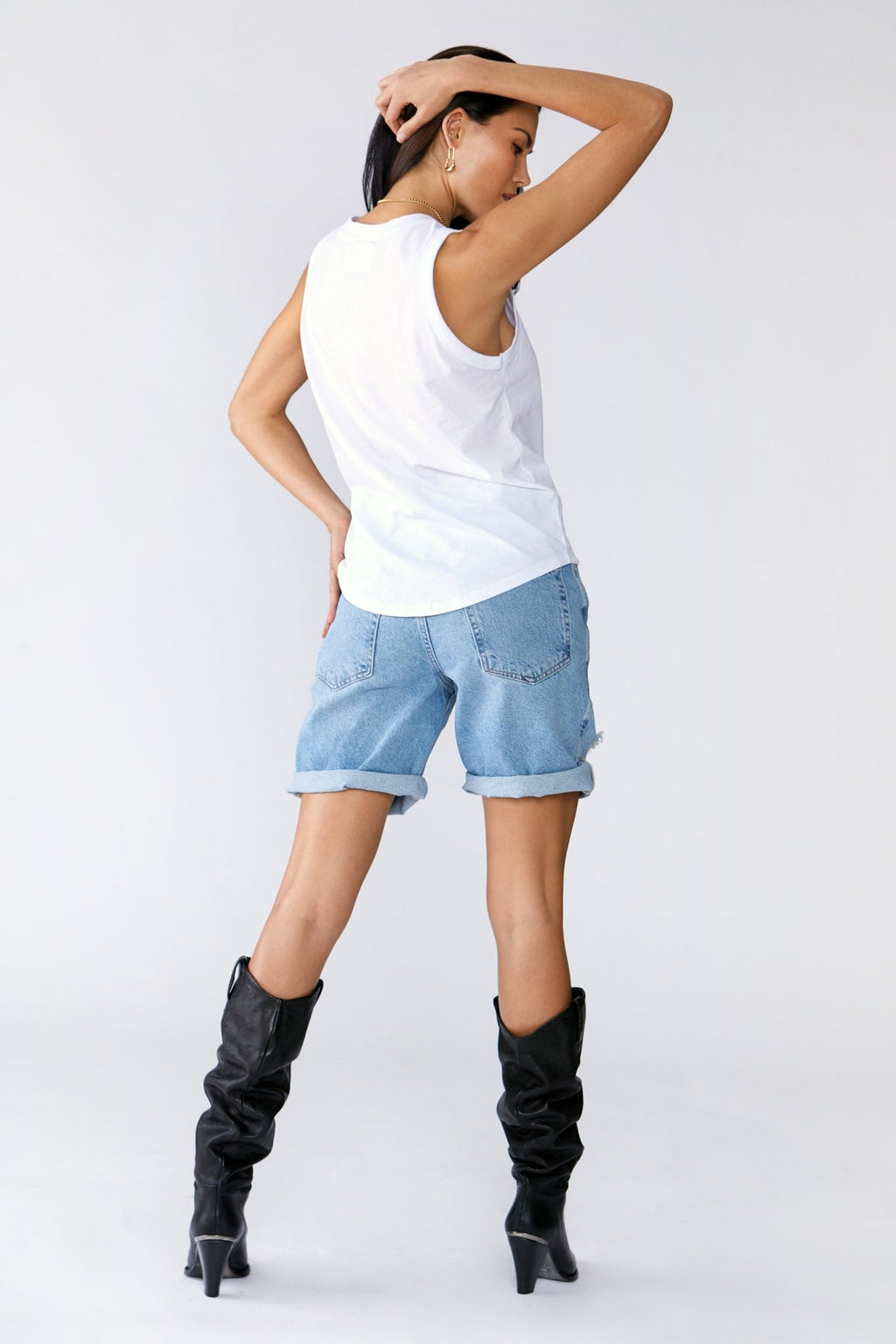 Nina Muscle Tee - Crowned Energy CO.