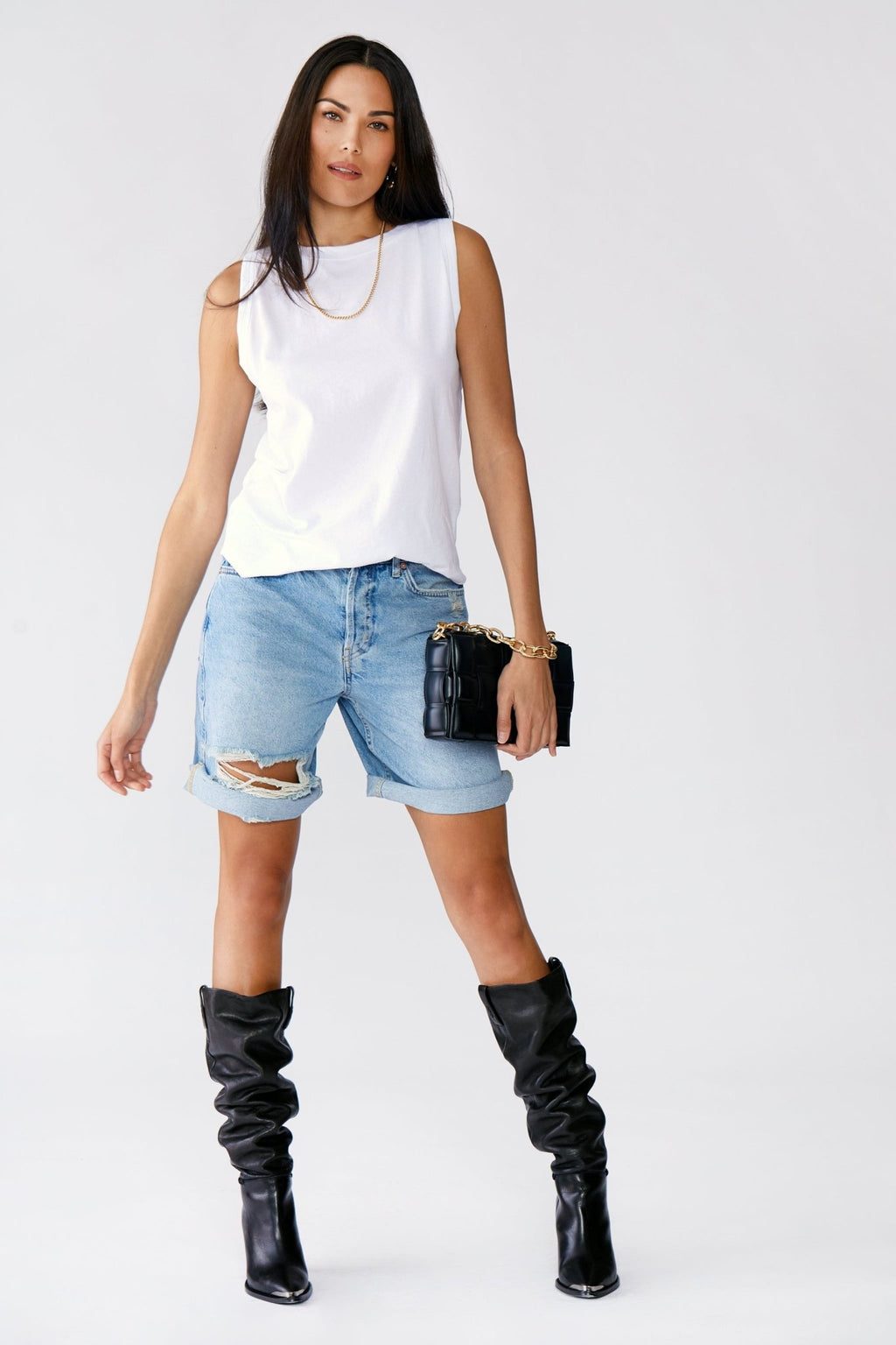 Nina Muscle Tee - Crowned Energy CO.