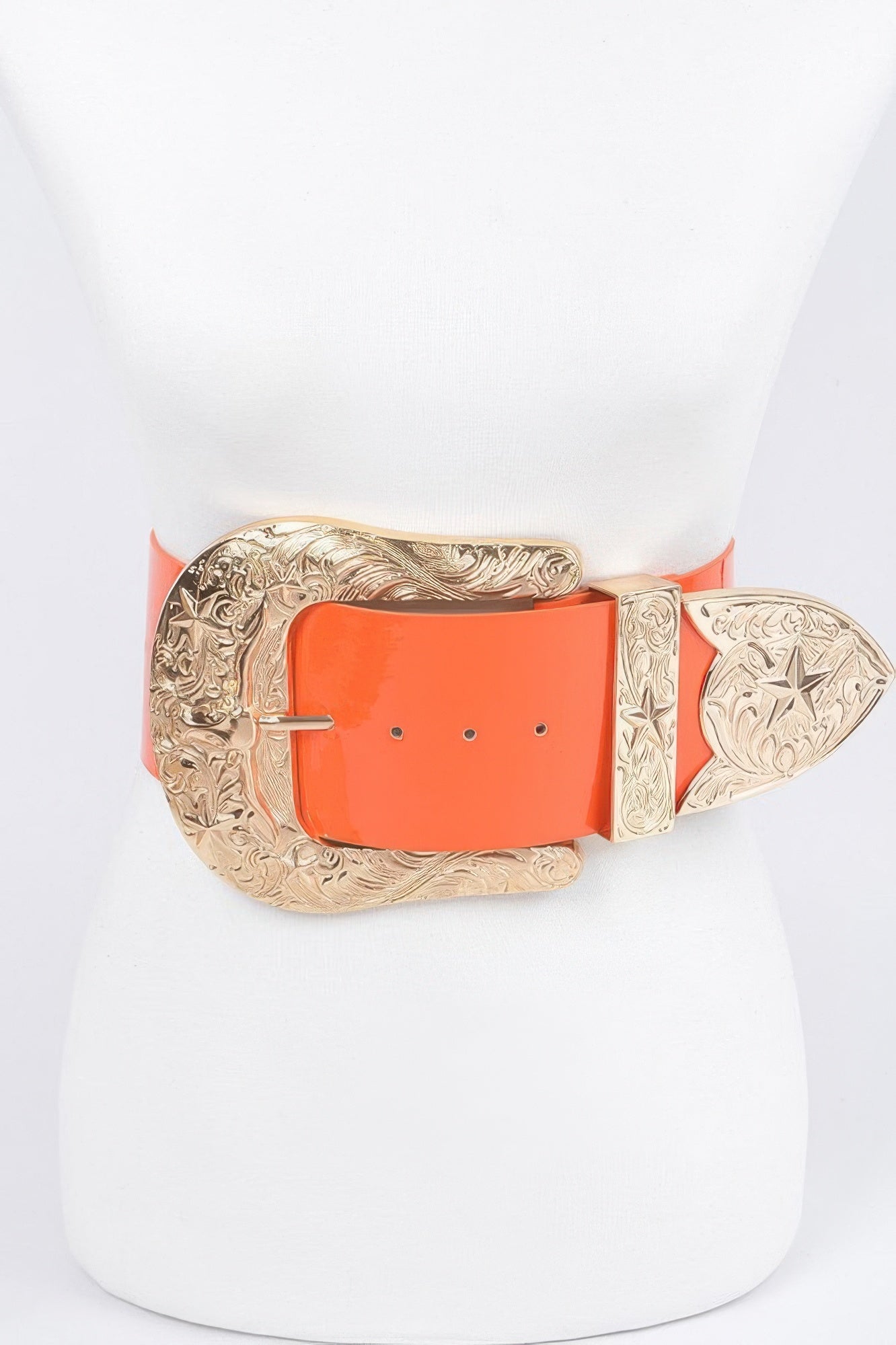 Oversized Multi Metal Plus Size Waist Enamel Belt - Crowned Energy CO.