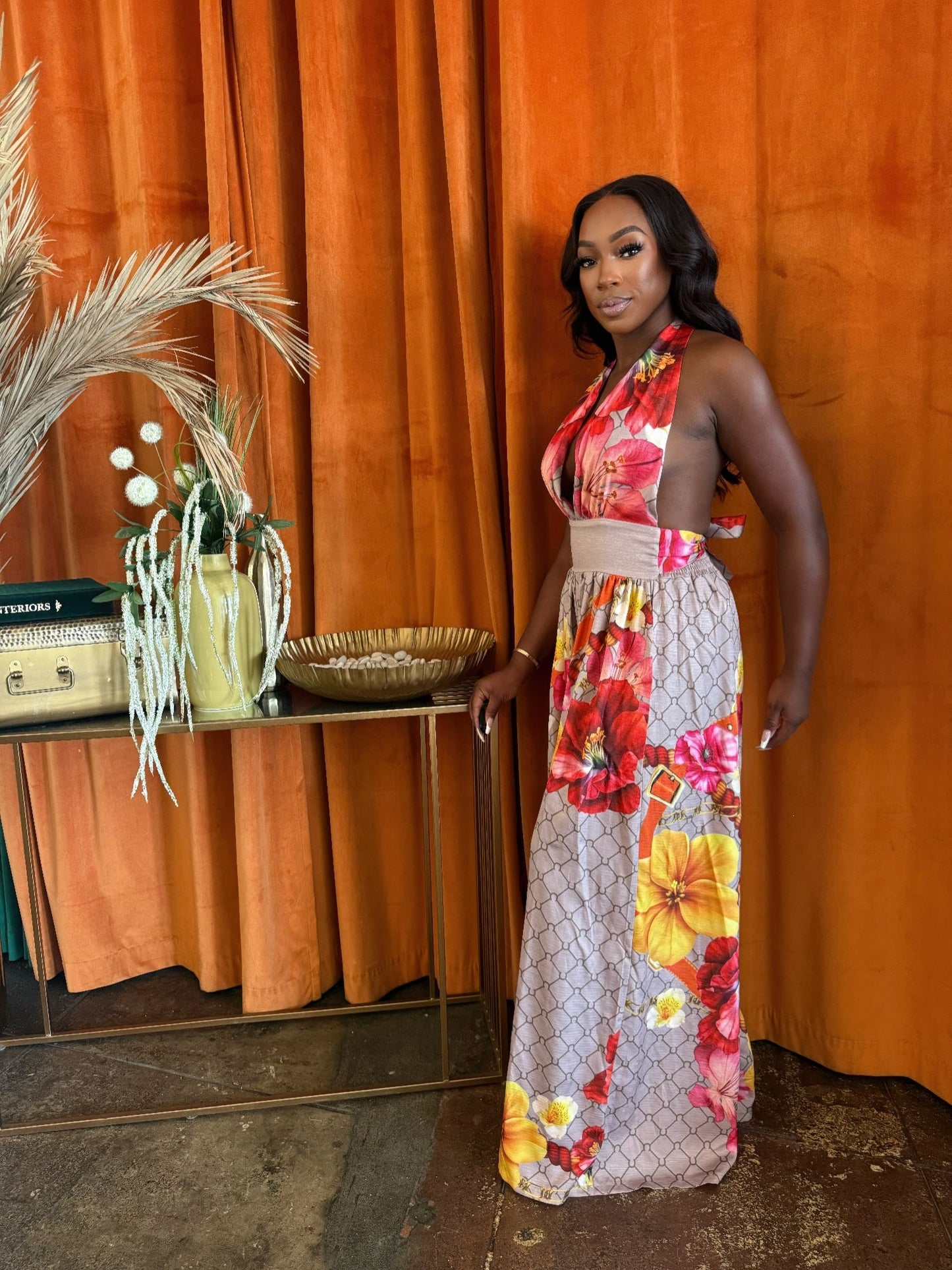 Paradise Bloom Jumpsuit - Goddess Vibes