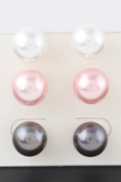 Pearl Stud Earrings - Goddess Vibes