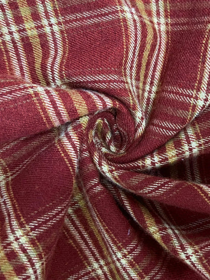 Plaid Drawstring Wide Leg Pants - Goddess Vibes