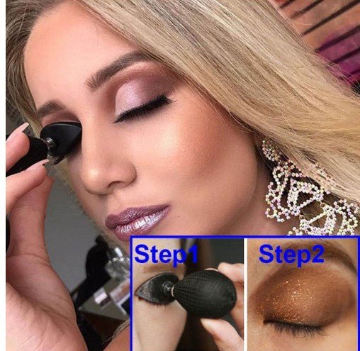 Portable Lazy Eye Shadow Stamp Crease Silicone Makeup Tools - Crowned Energy CO.