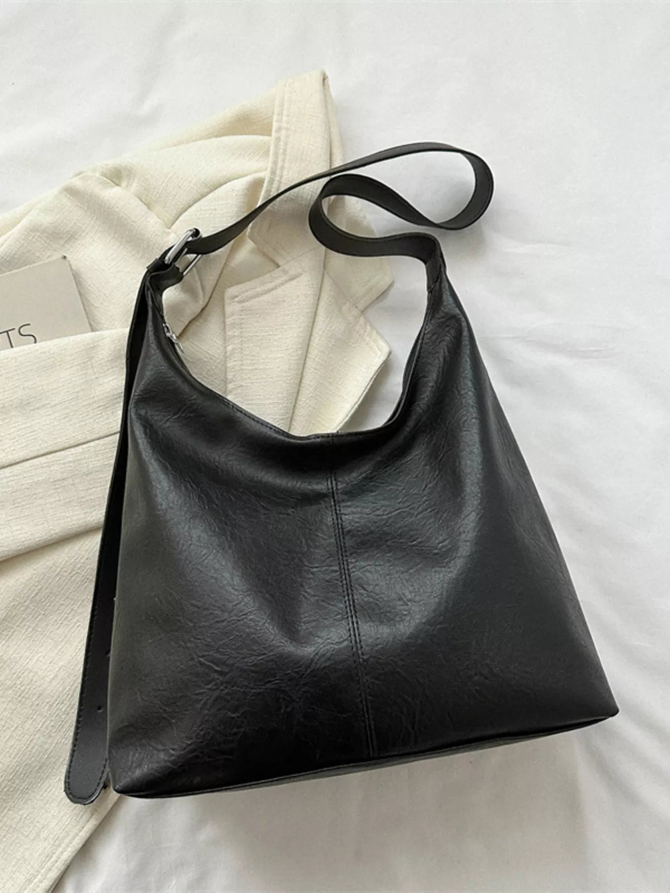 PU Leather Crossbody Bag - Crowned Energy CO.