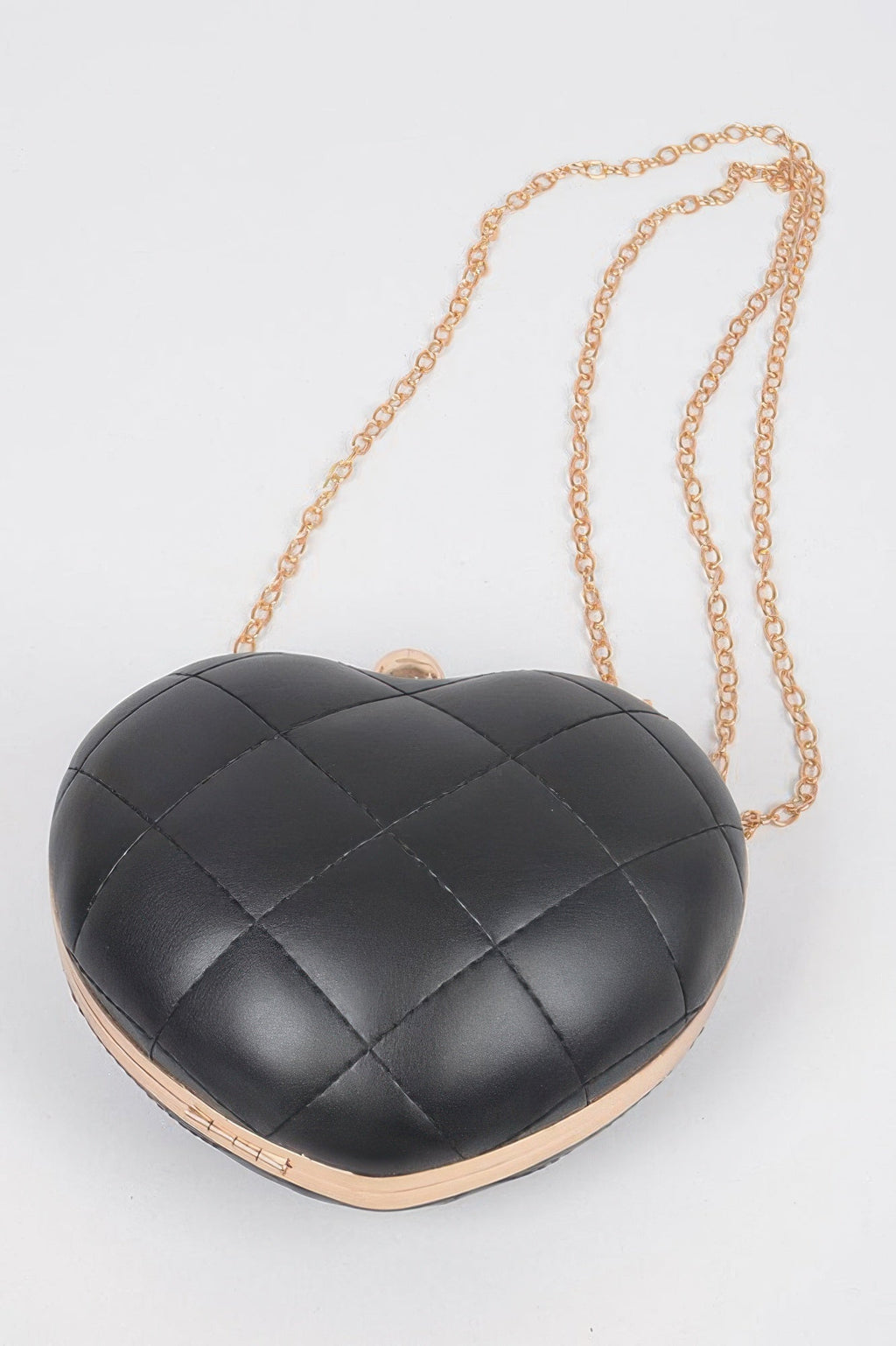 Quilted Heart Crossbody Bag - Crowned Energy CO.