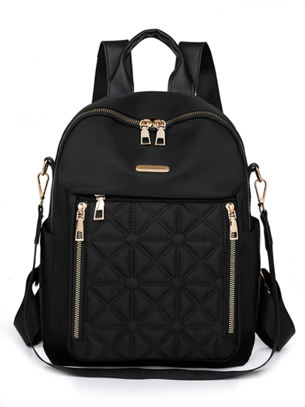 Quilted Oxford Cloth Backpack Bag - Goddess Vibes