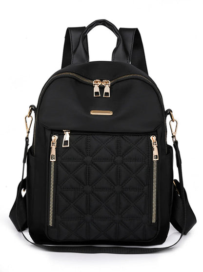 Quilted Oxford Cloth Backpack Bag - Goddess Vibes