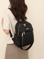 Quilted Oxford Cloth Backpack Bag - Goddess Vibes