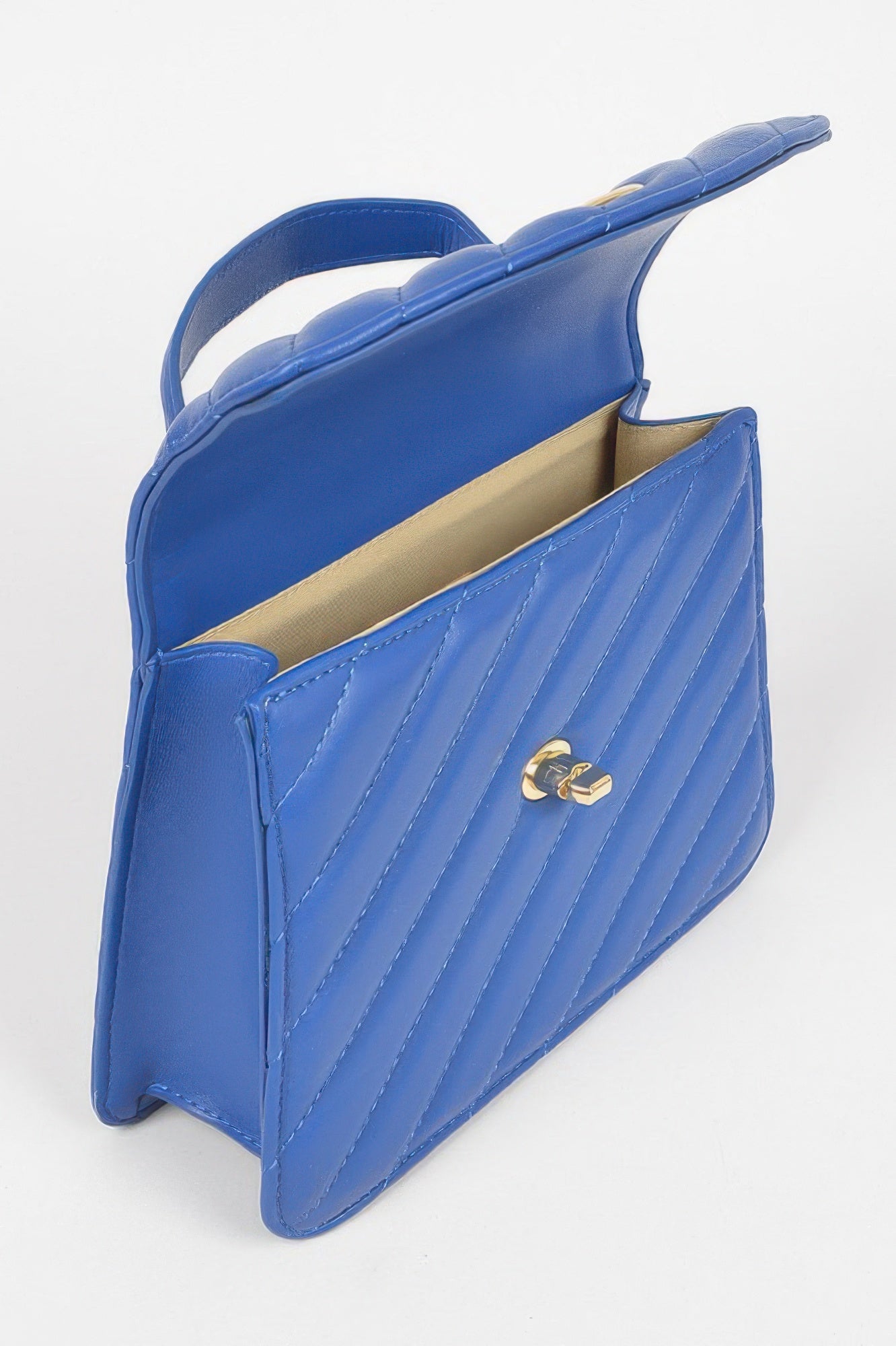 Quilted Top Handle Flap Bag - Crowned Energy CO.