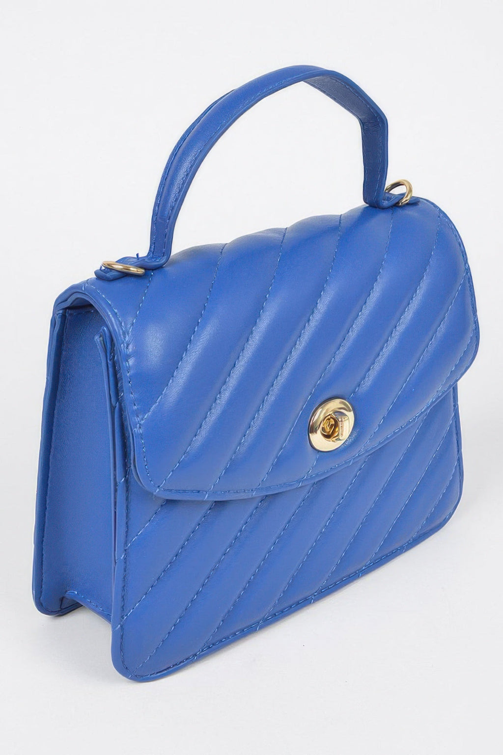 Quilted Top Handle Flap Bag - Crowned Energy CO.