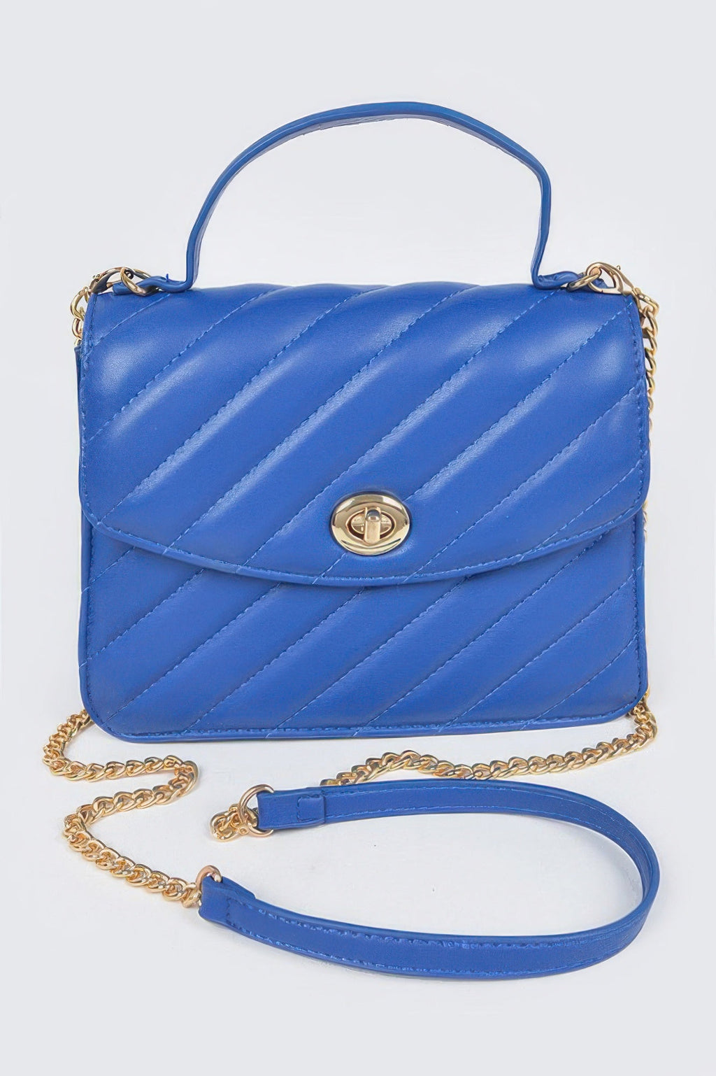Quilted Top Handle Flap Bag - Crowned Energy CO.