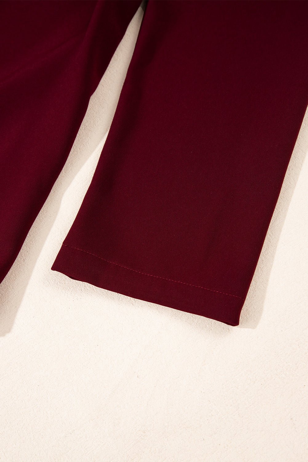 Red Dahlia Collar Tab Sleeve Zip Up Flap Detail Jacket - Crowned Energy CO.