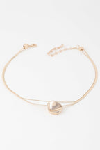 Reflection Plate Snake Chain Necklace - Goddess Vibes