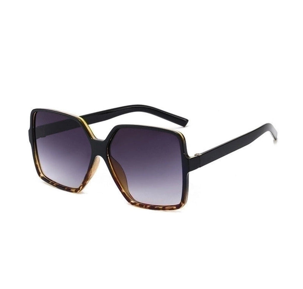 Retro Gradient Square Frame Sunglasses - Crowned Energy CO.