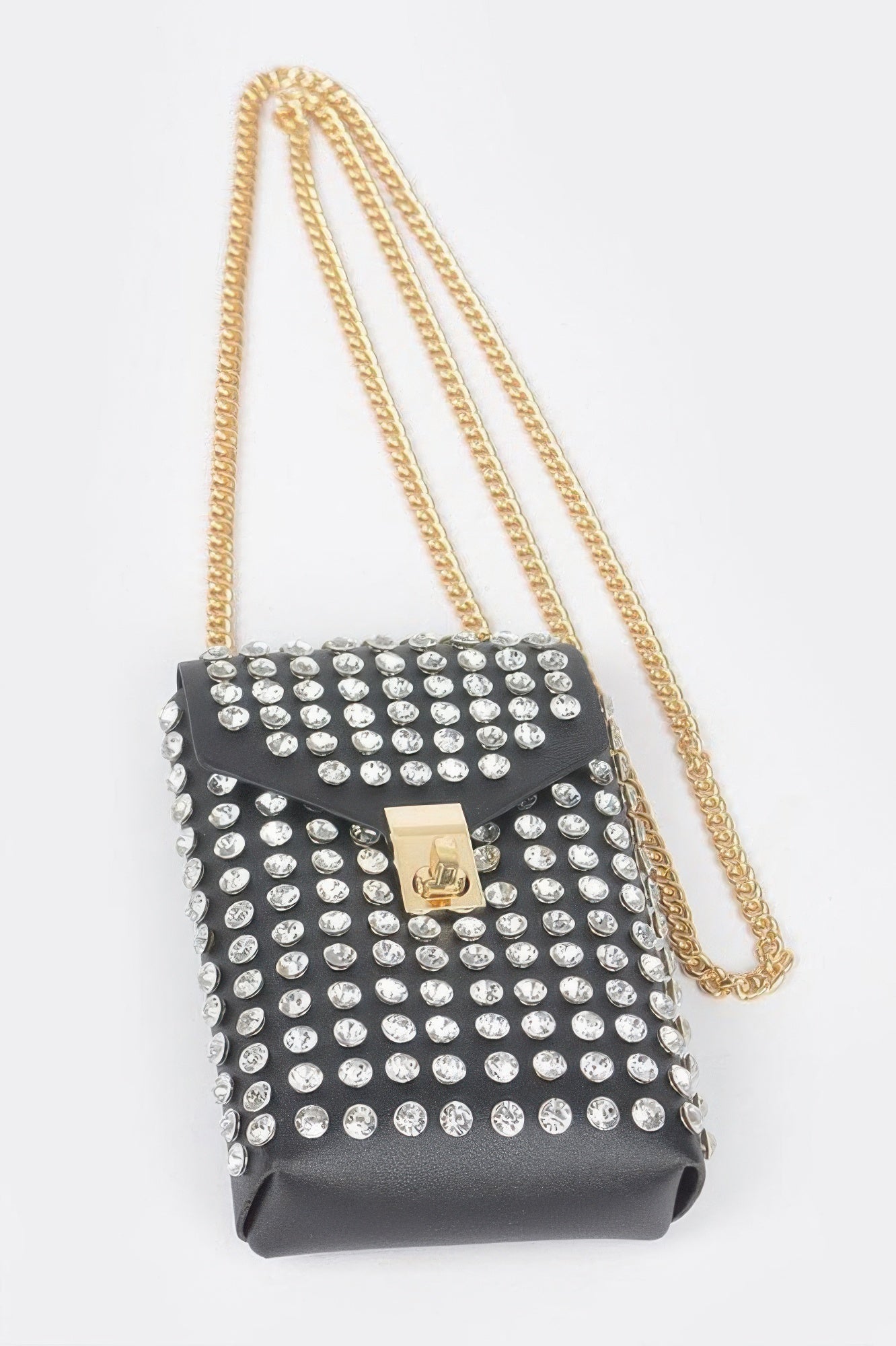 Rhinestone Cellphone Crossbody Belt Bag - Crowned Energy CO.