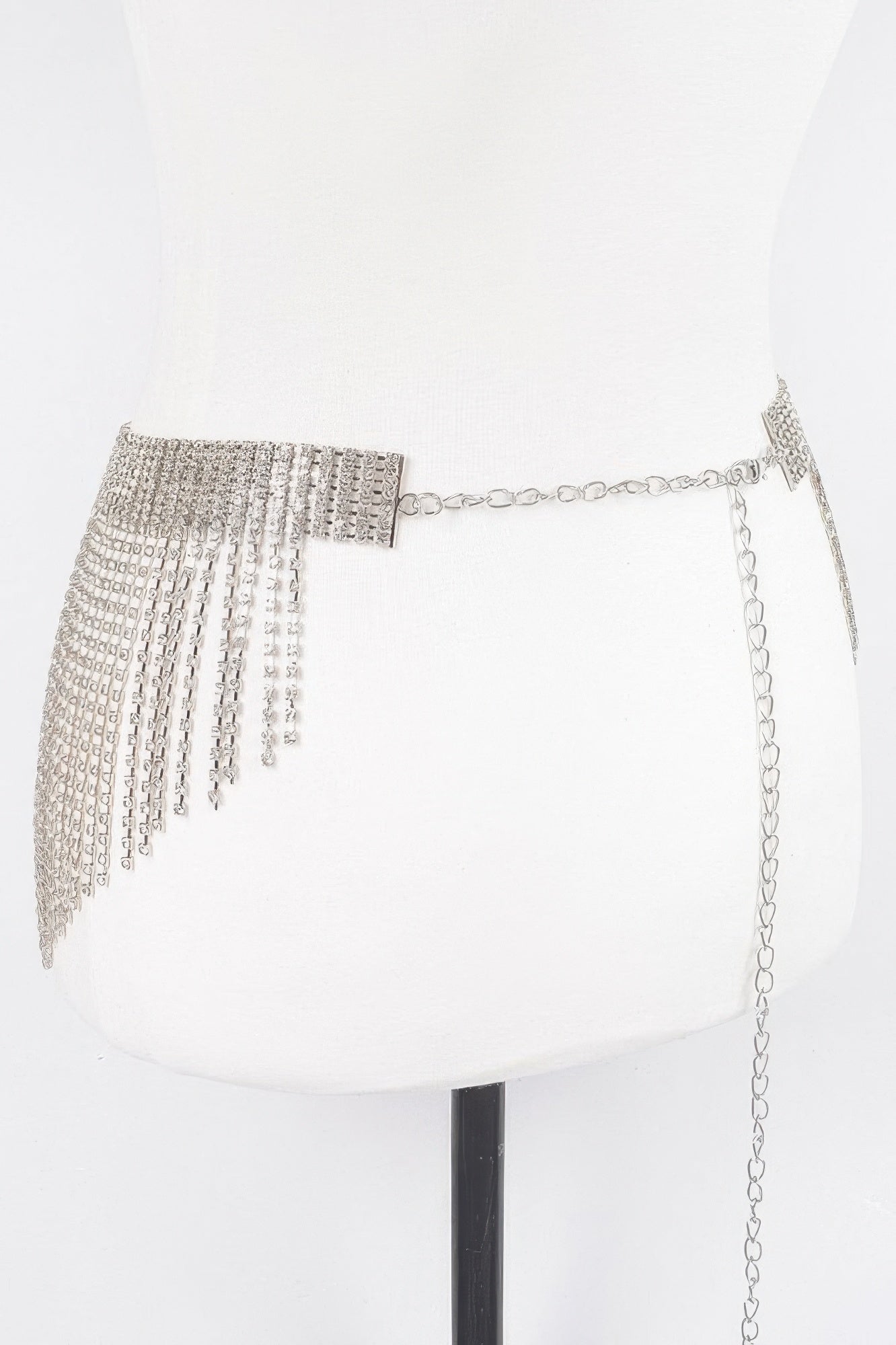 Rhinestone Multi Layered Drop Belt - Crowned Energy CO.