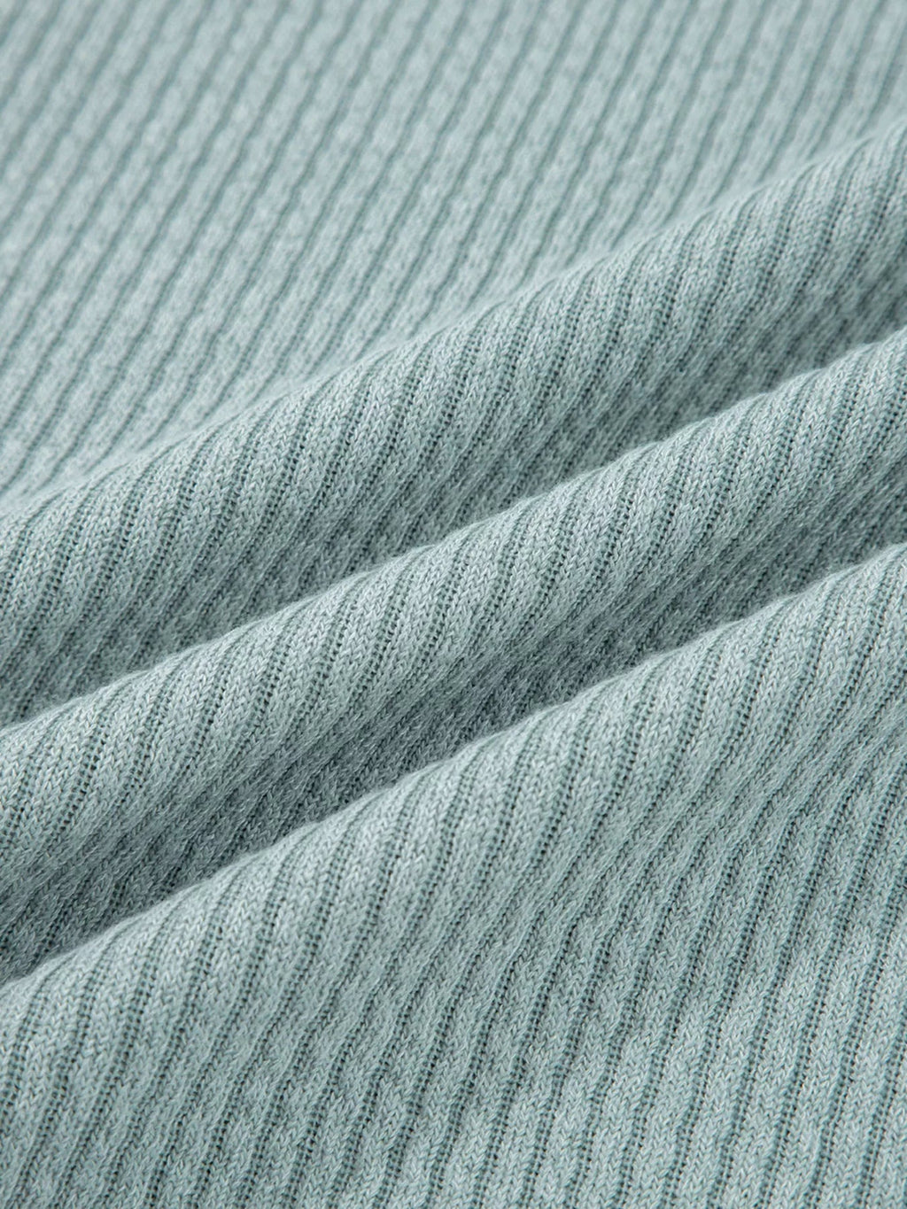 Crowned Energy CO. Sage / S Trendsi Tops/Sweatshirts & Hoodies Ribbed Drop Shoulder Knit Hoodie