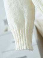 Ribbed Knit Boat Neck Sweater - Goddess Vibes