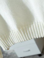 Ribbed Knit Boat Neck Sweater - Goddess Vibes