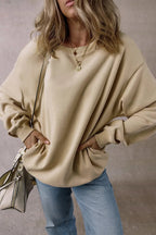 Round Neck Long Sleeve Sweatshirt - Goddess Vibes