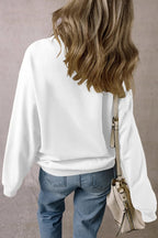 Round Neck Long Sleeve Sweatshirt - Goddess Vibes