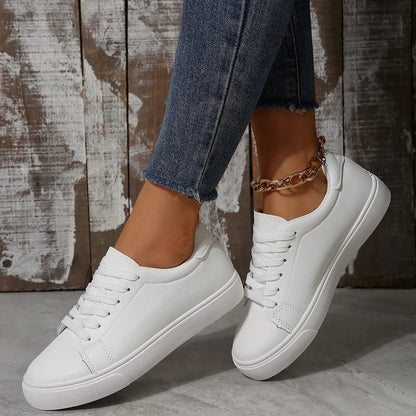 Round Toe Platform Sneakers - Goddess Vibes