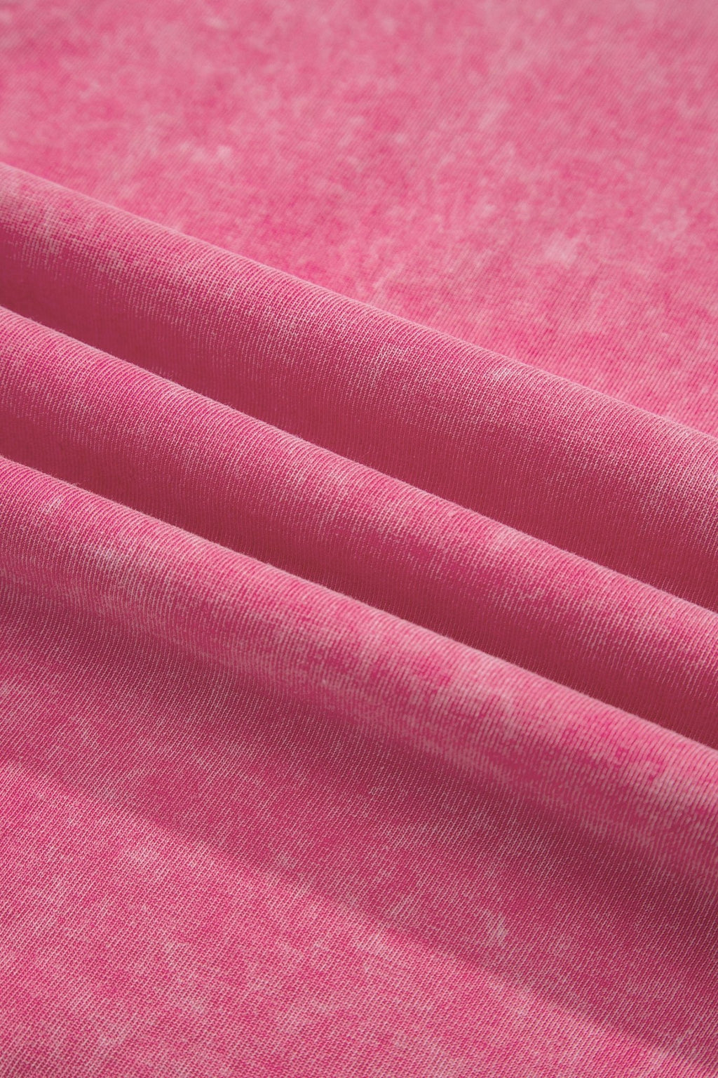 Sachet Pink Solid Color Cotton Mineral Washed Oversize Tee - Crowned Energy CO.
