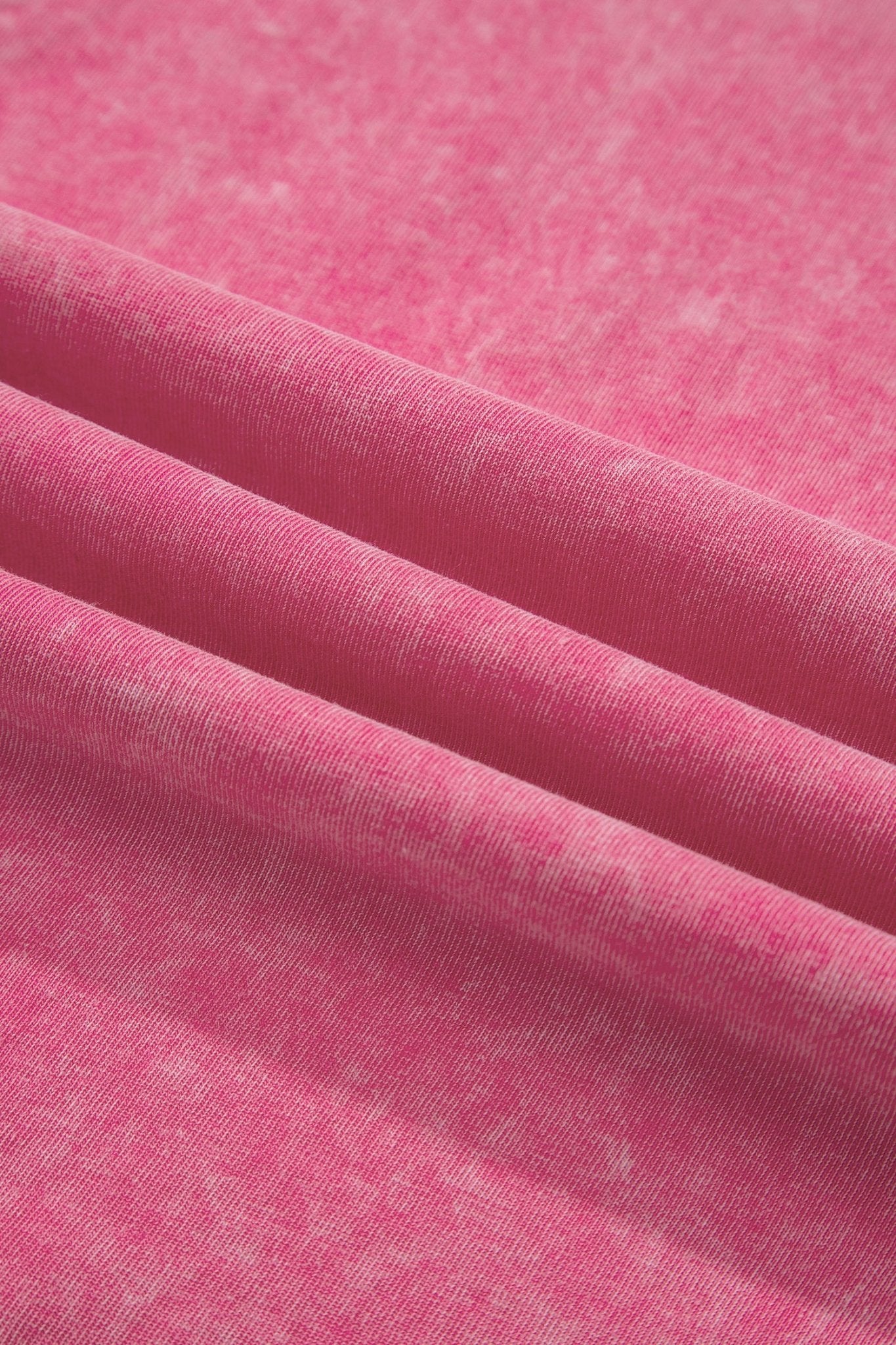 Sachet Pink Solid Color Cotton Mineral Washed Oversize Tee - Crowned Energy CO.