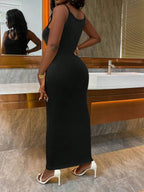 Scoop Neck Maxi Cami Dress - Goddess Vibes