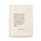 Self - Care Hardcover Journal, Inspirational Notebook for Mental Health, Gratitude Journal, Wellness Gift, Personal Development Diary - Goddess Vibes