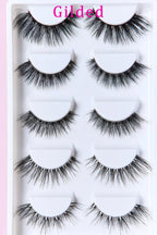SO PINK BEAUTY Faux Mink Eyelashes Variety Pack 5 Pairs - Goddess Vibes