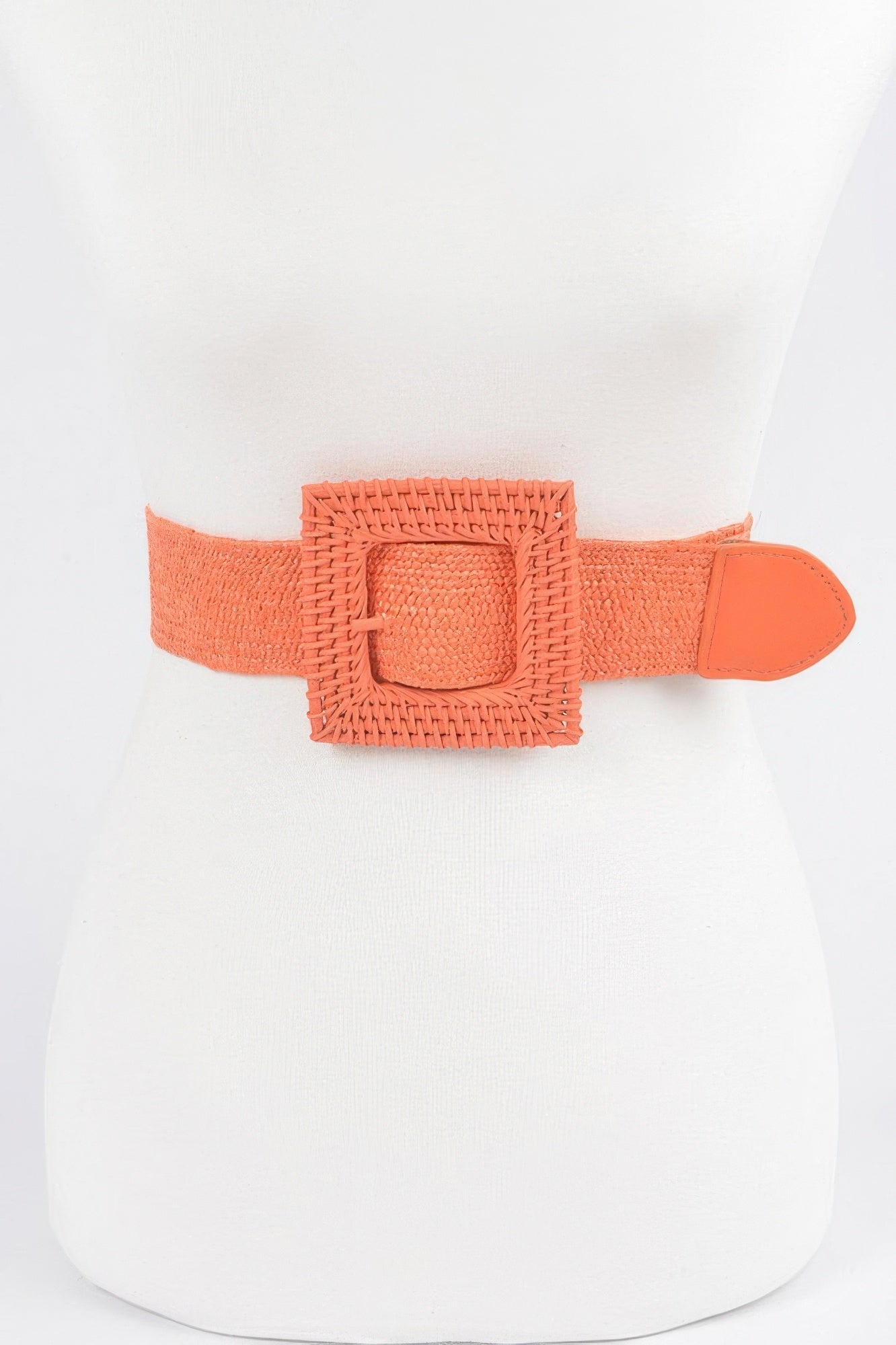 Square Straw Buckle Belt - Crowned Energy CO.