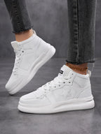 Star Pattern Lace Up Sneakers - Goddess Vibes
