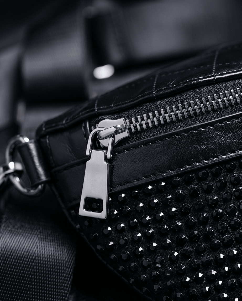 Stone Studded Crossbody Bag - Crowned Energy CO.