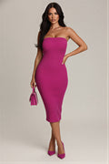Strapless bodycon midi dress - Crowned Energy CO.