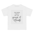 T-Shirt — "The Crown Is Heavy But The Queen Is Strong" Inspirational Tee - Crowned Energy CO.