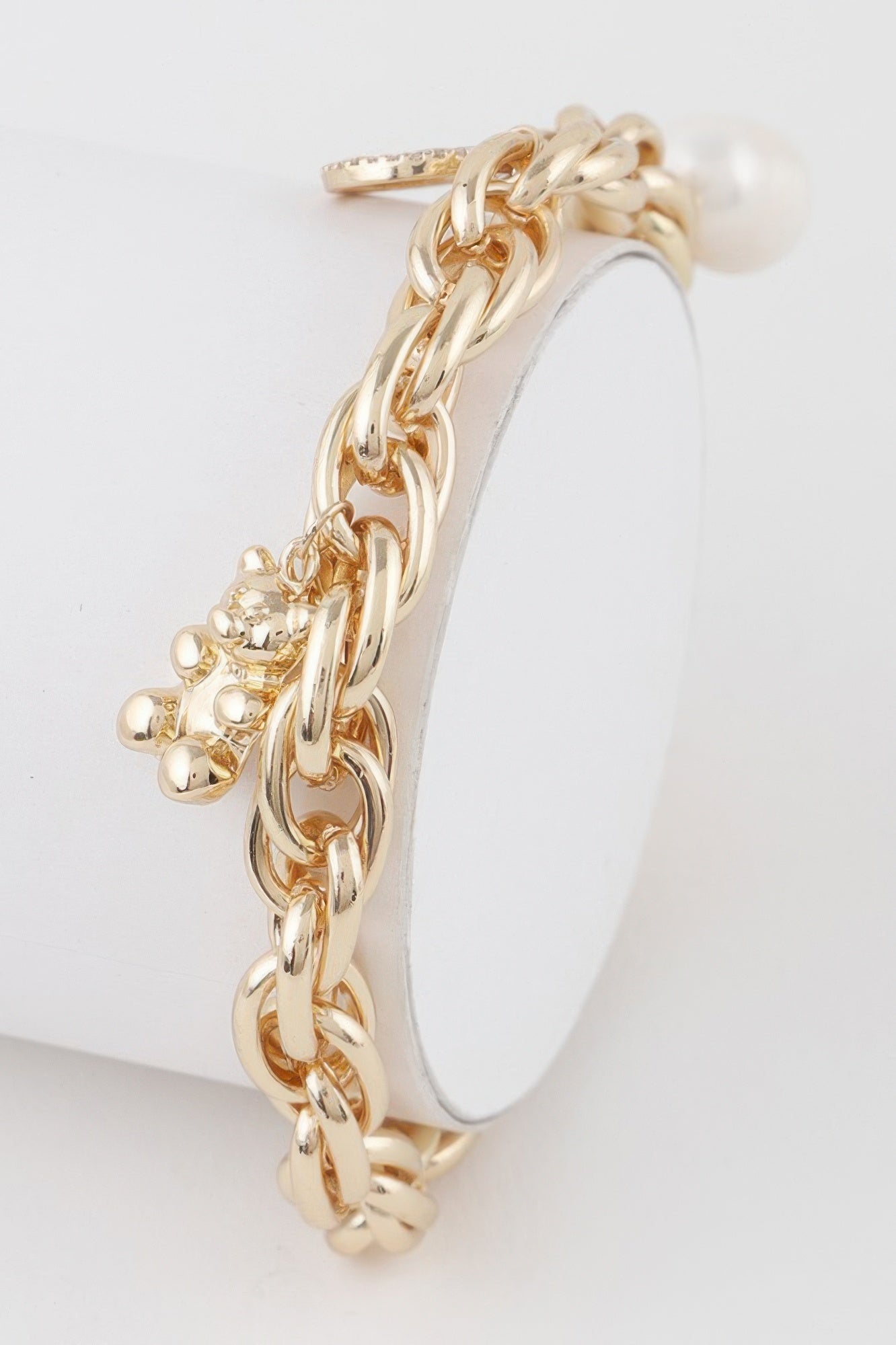 Teddy Bear Chain Bracelet - Crowned Energy CO.