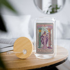 Crowned Energy CO. With lid and straw / 16oz Printify Mug The High Priestess Elegant Glass Sipper