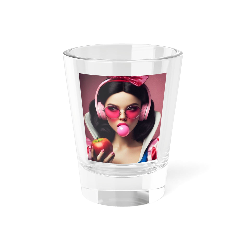 Trendy Snow White Shot Glass, Fun Décor, Unique Gift, Retro Vibes - Goddess Vibes