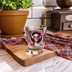 Trendy Snow White Shot Glass, Fun Décor, Unique Gift, Retro Vibes - Goddess Vibes