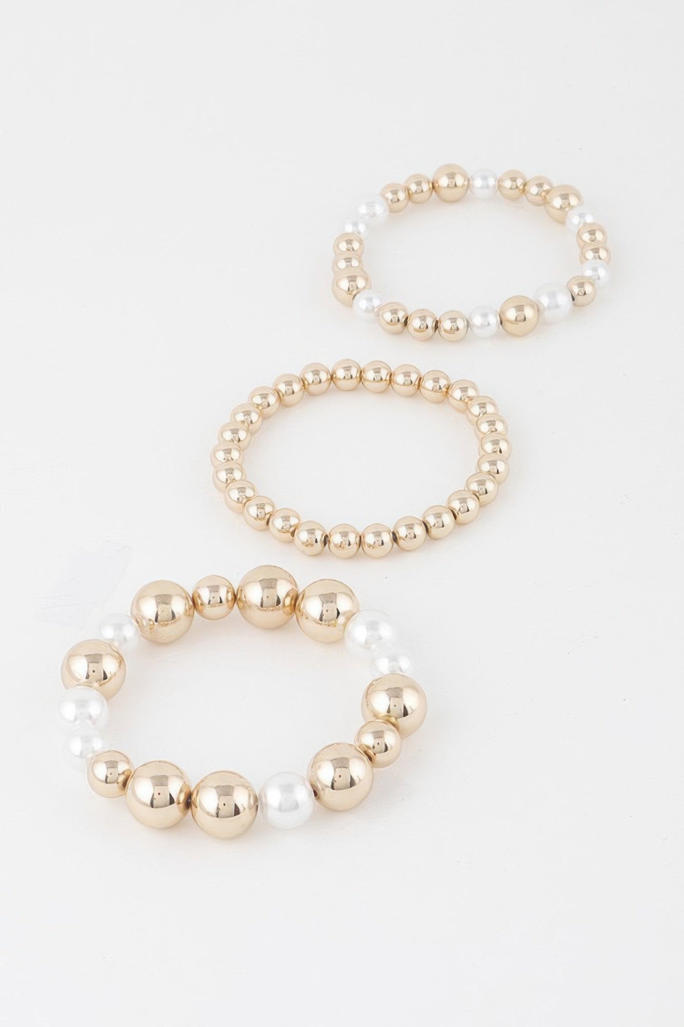 Triple Pearl Beaded Bracelet - Crowned Energy CO.