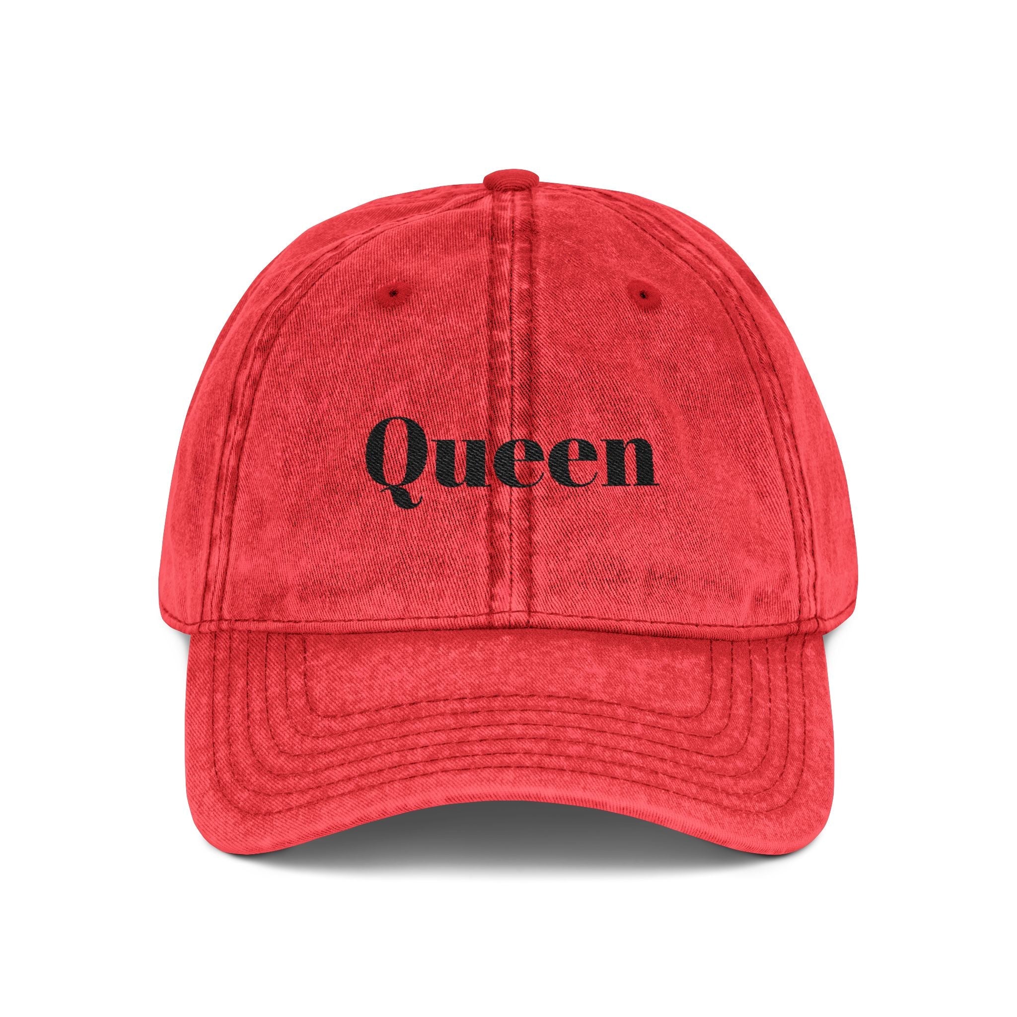 Vintage Embroidered Cap | Trendy Fashion Hat, Queen Cap for Women - Goddess Vibes