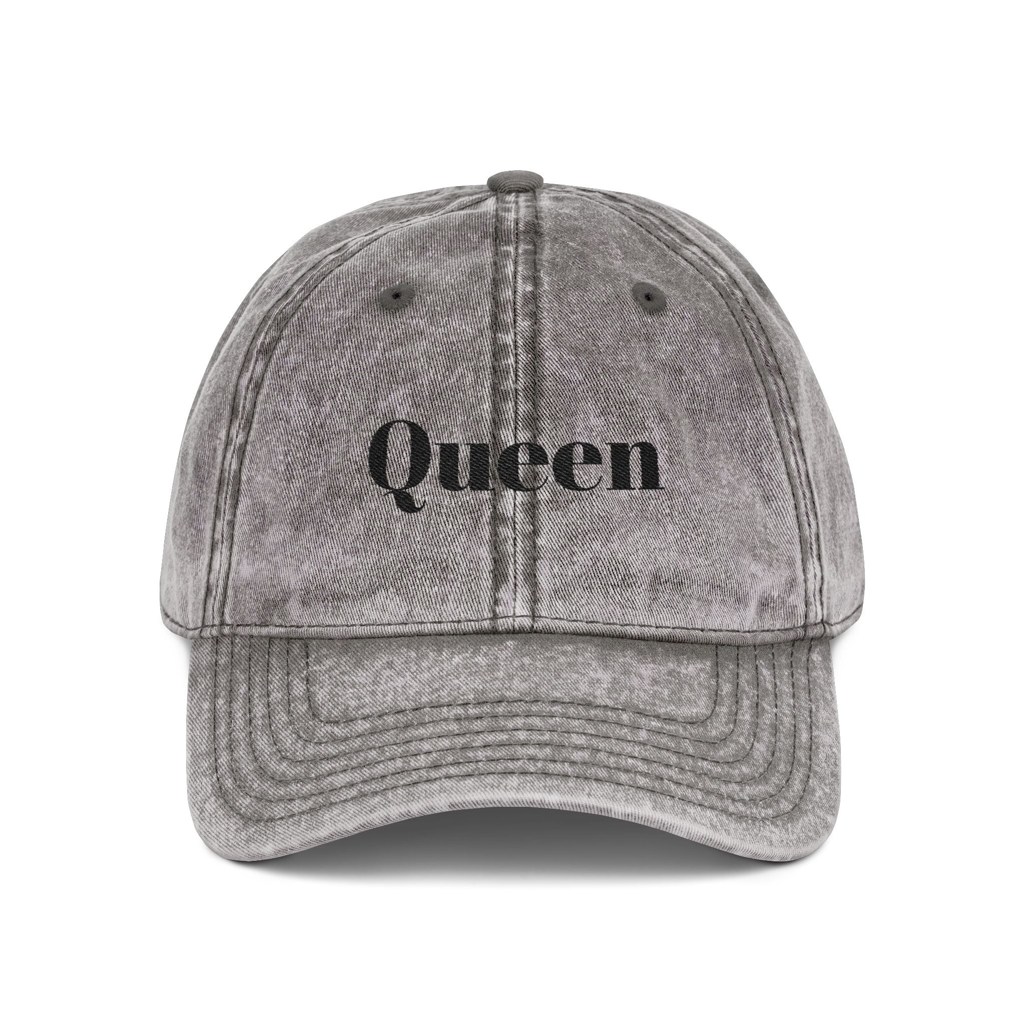 Vintage Embroidered Cap | Trendy Fashion Hat, Queen Cap for Women - Goddess Vibes
