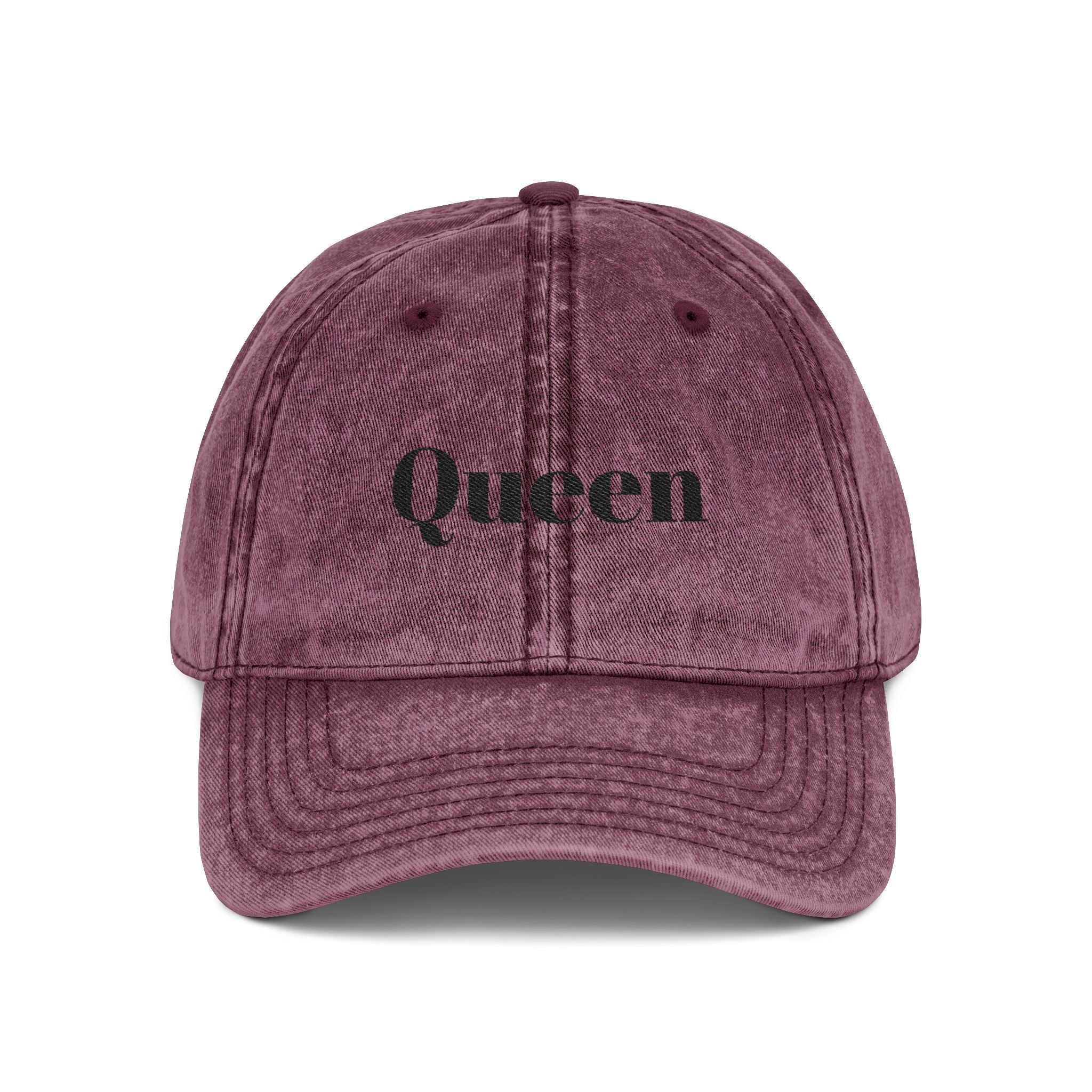 Vintage Embroidered Cap | Trendy Fashion Hat, Queen Cap for Women - Goddess Vibes