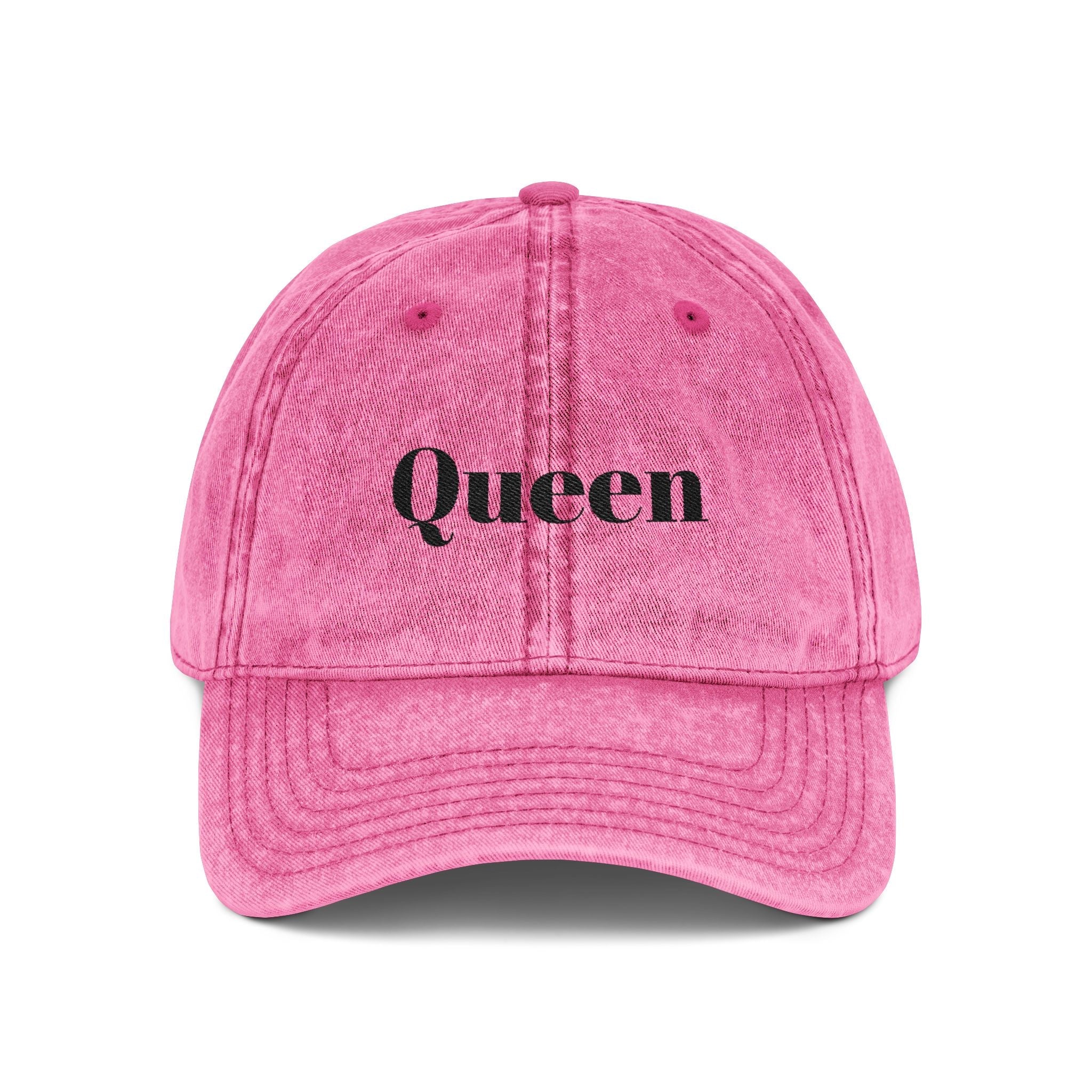 Vintage Embroidered Cap | Trendy Fashion Hat, Queen Cap for Women - Goddess Vibes