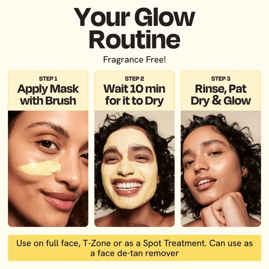 Vitamin C Clay Mask - Crowned Energy CO.