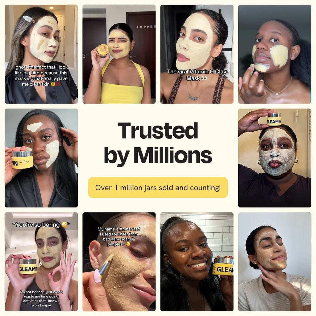Vitamin C Clay Mask - Crowned Energy CO.