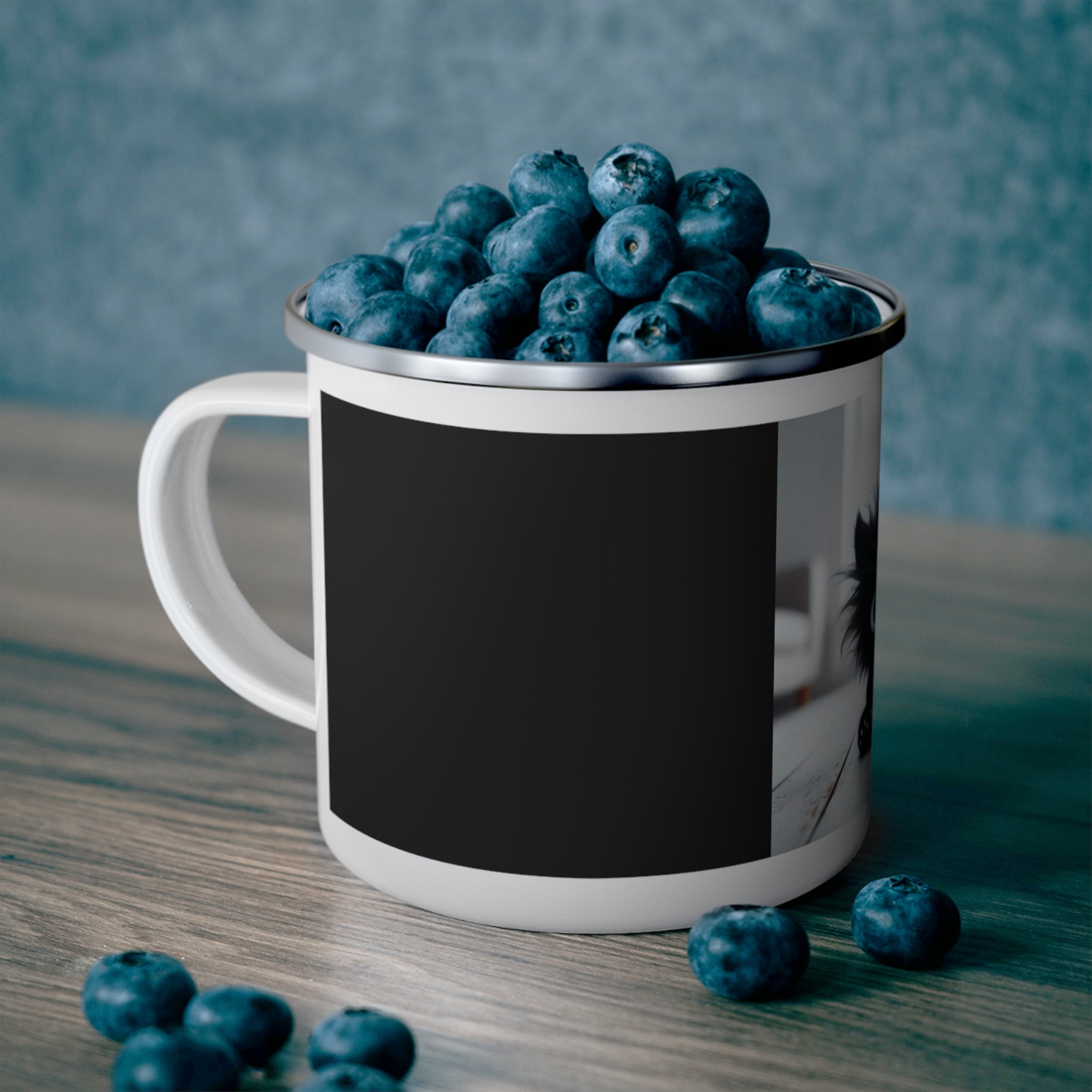 Whimsical Cat Enamel Camping Mug, Cute Coffee Cup, Outdoor Mug, Pet Lover Gift, Nature Adventure Accessory - Goddess Vibes