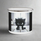 Whimsical Cat Enamel Camping Mug, Cute Coffee Cup, Outdoor Mug, Pet Lover Gift, Nature Adventure Accessory - Goddess Vibes