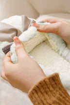 White Contrast Bowknot Applique Plush Winter Slippers (Bow Colors May Differ by Batch) - Goddess Vibes